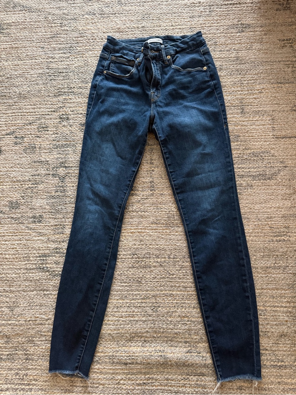 Good American Indigo Skinny Jeans (Good Legs)